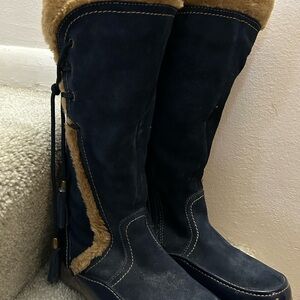 Women's leather and suede SPORTO winter Boots size 8